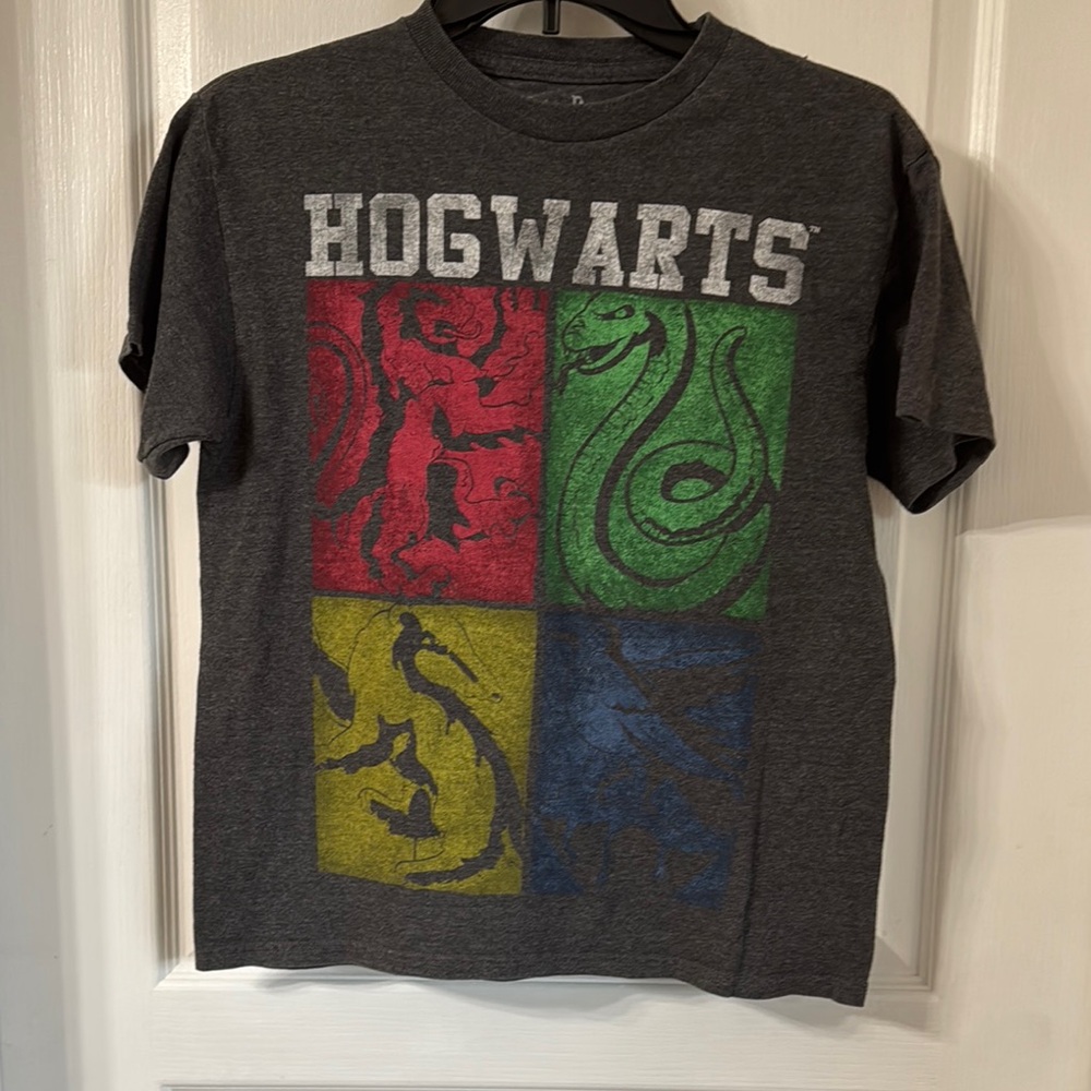 Hogwarts Kids Gray T-Shirt Youth M